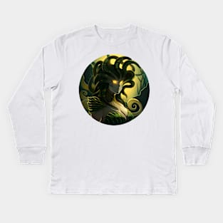 Vector Anime Vraska - Golgari Queen Kids Long Sleeve T-Shirt